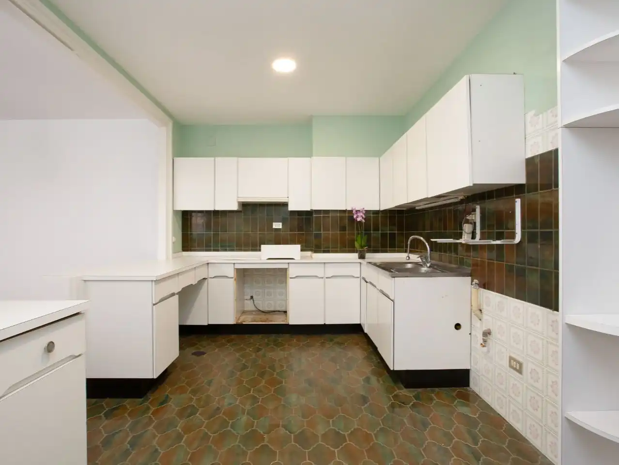 Kitchen of Flat for sale in Getxo   with Heating, Parquet flooring and Community parking