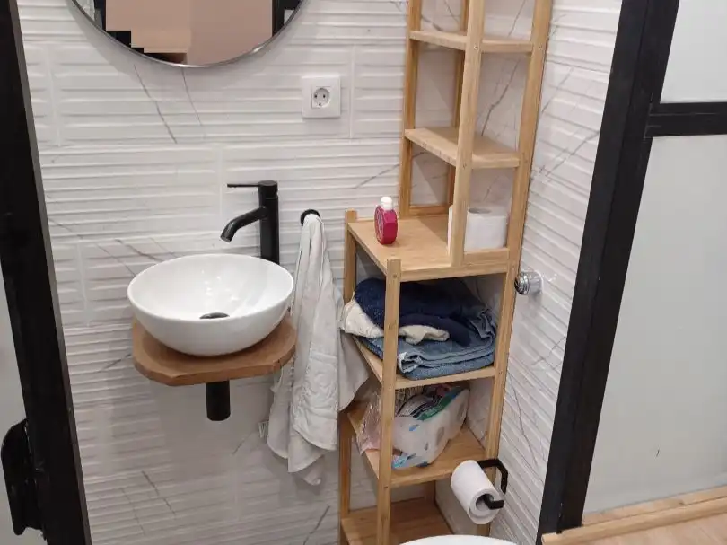 Apartamento de alquiler en Calle de Bustamante, 10, Delicias Baño de Apartamento de alquiler en Madrid con Aire acondicionado, Calefacción y Trastero
