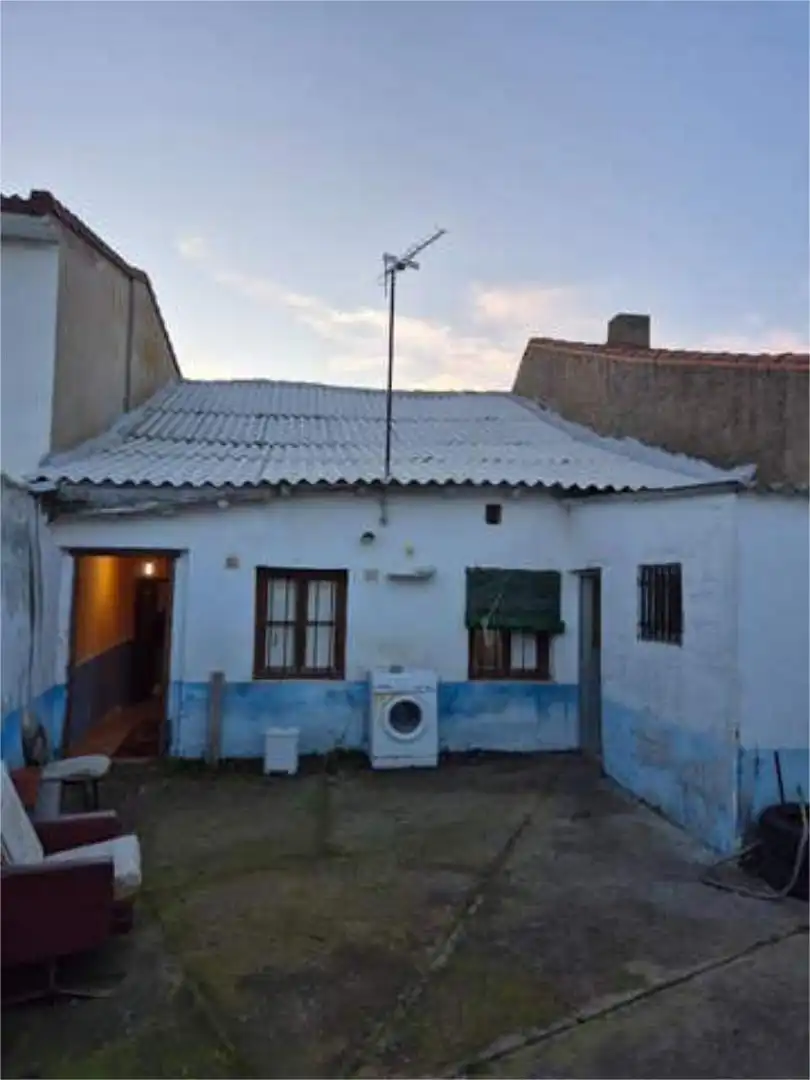 Exterior view of Houses for sale in Villademor de la Vega  with Private garden