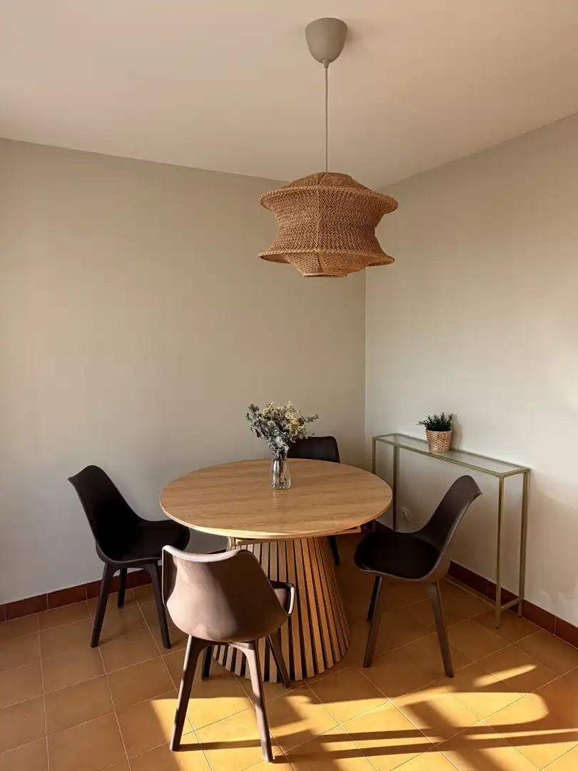 Esszimmer von Wohnung zur Miete in Pontedeume mit Terrasse, Möbliert und Gemeinschaftsparkplatz
