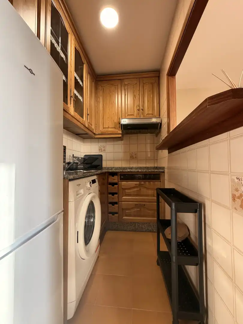 Küche von Wohnung zur Miete in Pontedeume mit Terrasse, Möbliert und Gemeinschaftsparkplatz
