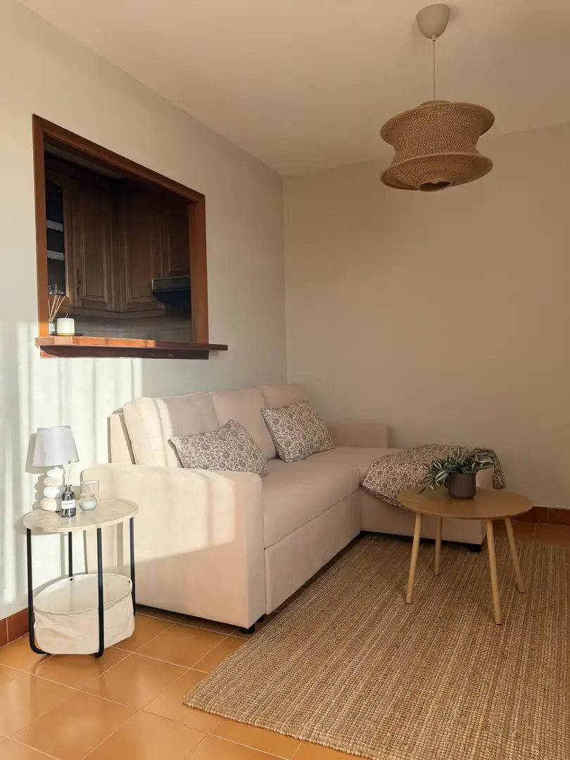 Wohnzimmer von Wohnung zur Miete in Pontedeume mit Terrasse, Möbliert und Gemeinschaftsparkplatz