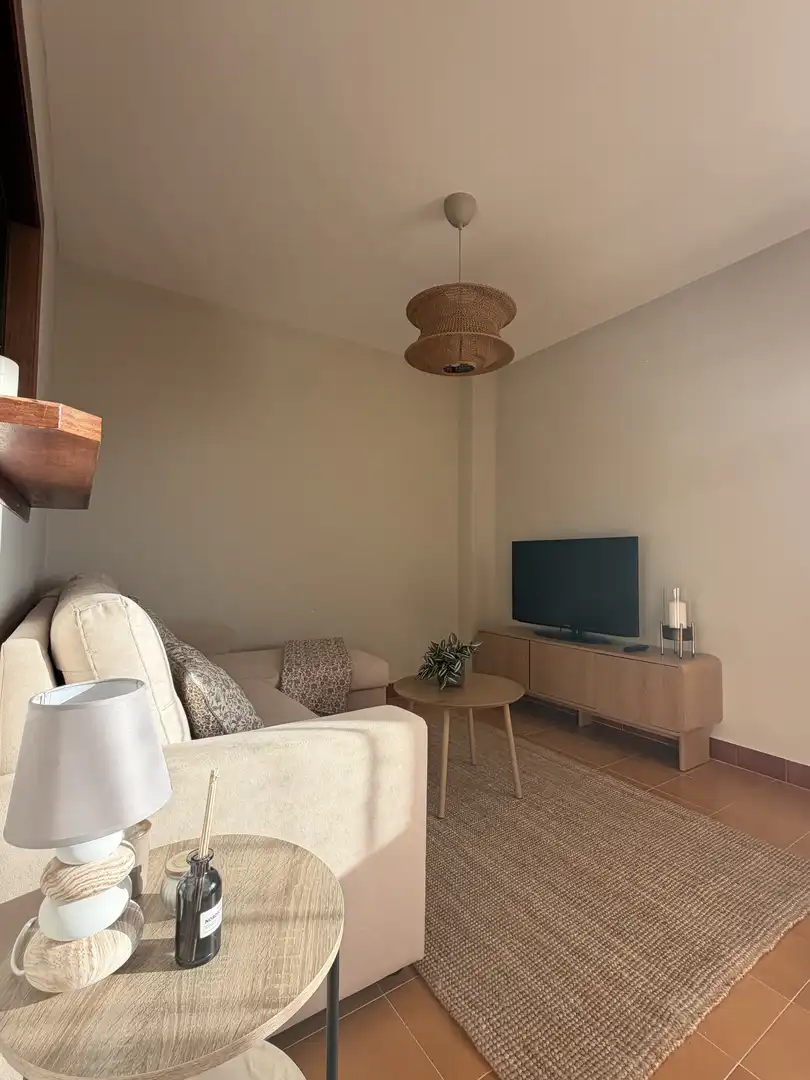 Wohnzimmer von Wohnung zur Miete in Pontedeume mit Terrasse, Möbliert und Gemeinschaftsparkplatz