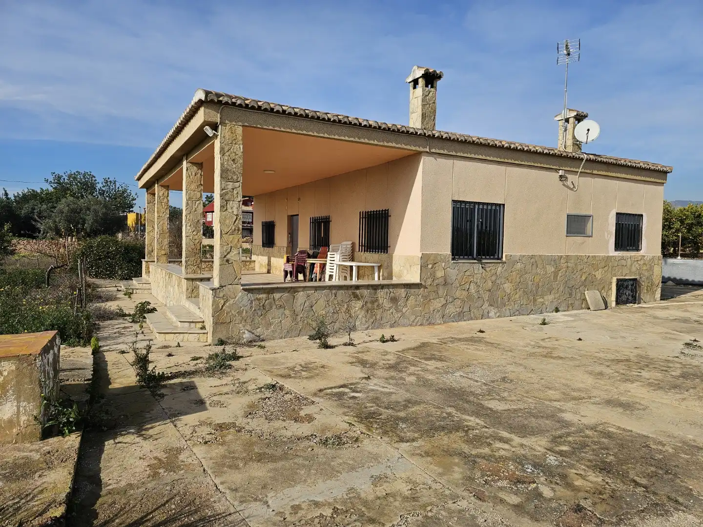 Vista exterior de Casa o chalet en venta en Náquera con Calefacción, Jardín privado y Terraza