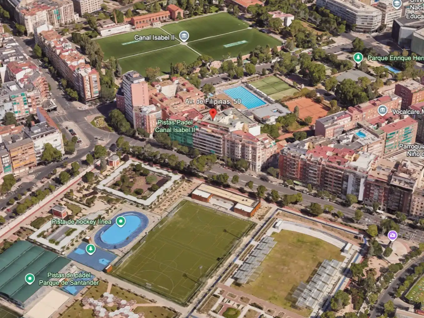 Flat for sale in Calle Islas Filipinas, 40, Vallehermoso Exterior view of Flat for sale in Madrid Capital with Air Conditioner and Balcony
