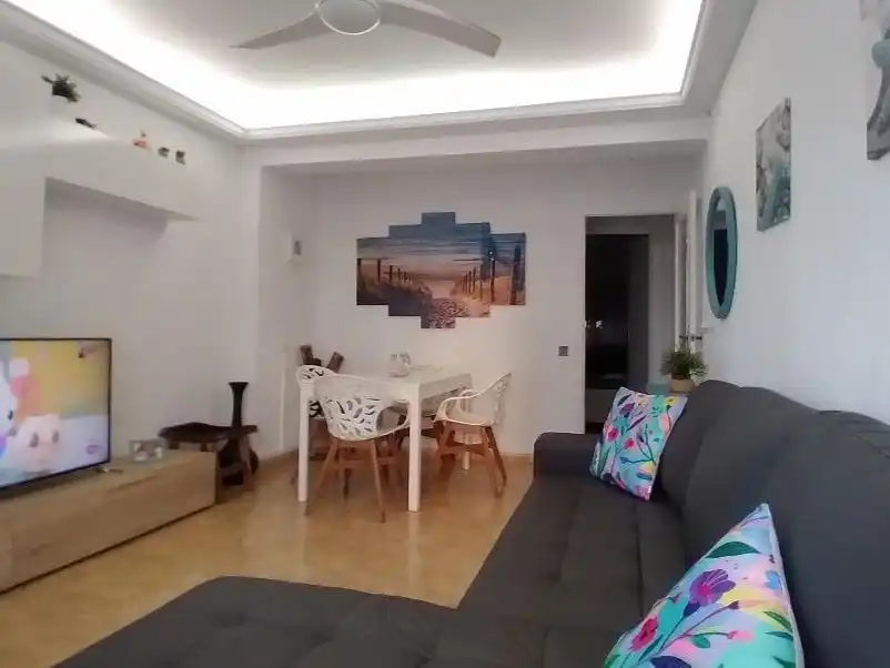 Flat for sale in Passeig 9 D'octubre, 27, Canet d'En Berenguer Living room of Flat for sale in Canet d'En Berenguer with Air Conditioner, Terrace and Balcony