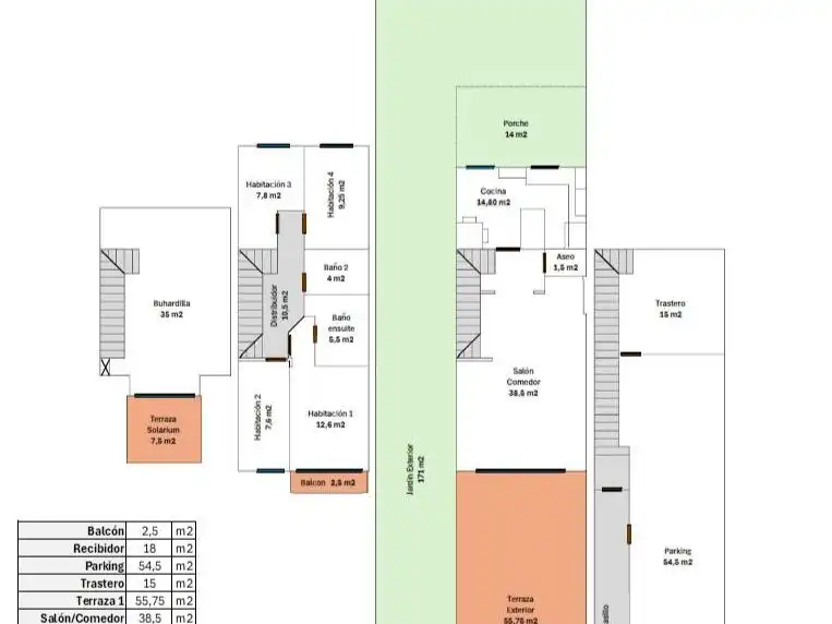 Wohnung zum Verkauf in Santa Eulàlia de Ronçana mit Klimaanlage, Heizung und Privatgarten