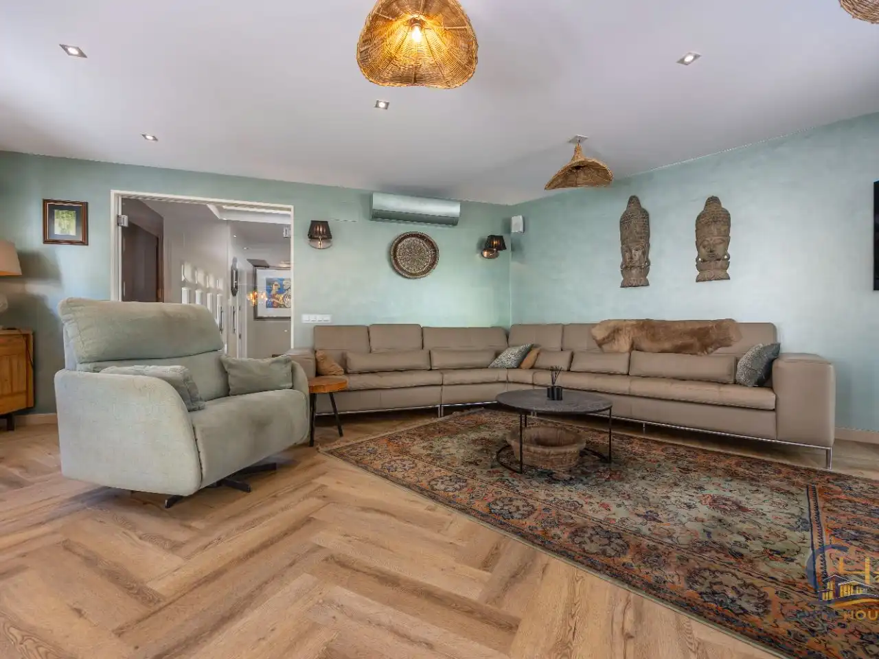 Casa o xalet en venda a Calle Mar Norte, 72, El Portet - Pla de Mar Sala d'estar de Casa o xalet en venda en Moraira amb Aire condicionat, Terrassa i Piscina