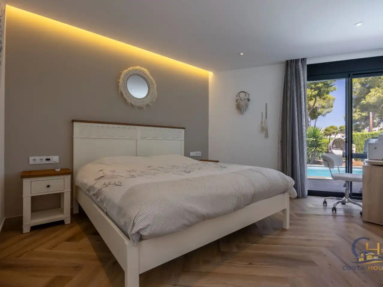 Casa o xalet en venda a Calle Mar Norte, 72, El Portet - Pla de Mar Dormitori de Casa o xalet en venda en Moraira amb Aire condicionat, Terrassa i Piscina