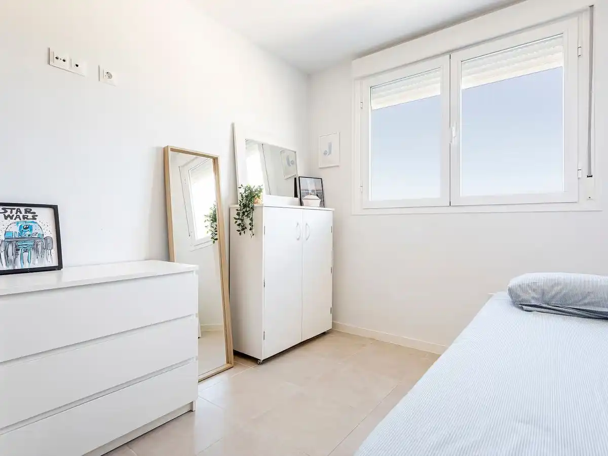 Wohnung zum Verkauf in Avinguda de la Tramuntana, 12, Playa del Puig Schlafzimmer von Wohnung zum Verkauf in El Puig de Santa Maria mit Klimaanlage, Terrasse und Schwimmbad