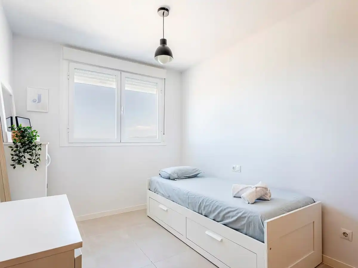 Wohnung zum Verkauf in Avinguda de la Tramuntana, 12, Playa del Puig Schlafzimmer von Wohnung zum Verkauf in El Puig de Santa Maria mit Klimaanlage, Terrasse und Schwimmbad