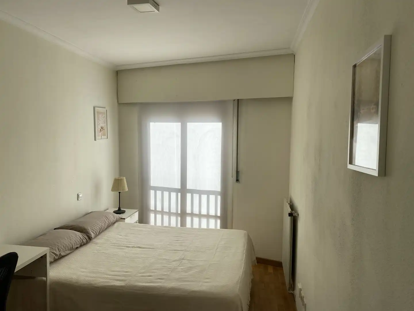 Bedroom of Flat for rent in  Madrid Capital  with Air Conditioner and Balcony