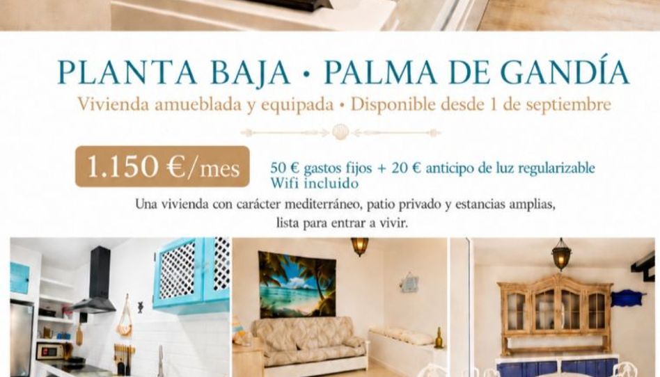 Wohnung zur Miete in Calle Santa Ana, 5, Palma de Gandia, Valencia - Bild 1 Foto 1 von Wohnung zur Miete in Calle Santa Ana, 5, Palma de Gandia, Valencia