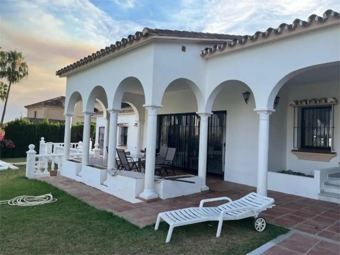 Detached homes for sale in Hacienda Las Chapas Terrace of Detached homes for sale in Marbella with Heating, Private garden and Terrace