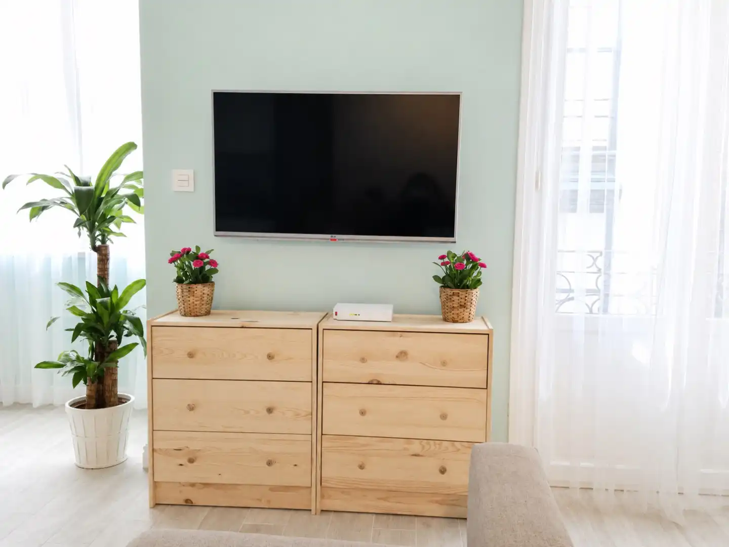Wohnzimmer von Wohnung zur Miete in Bilbao  mit Balkon