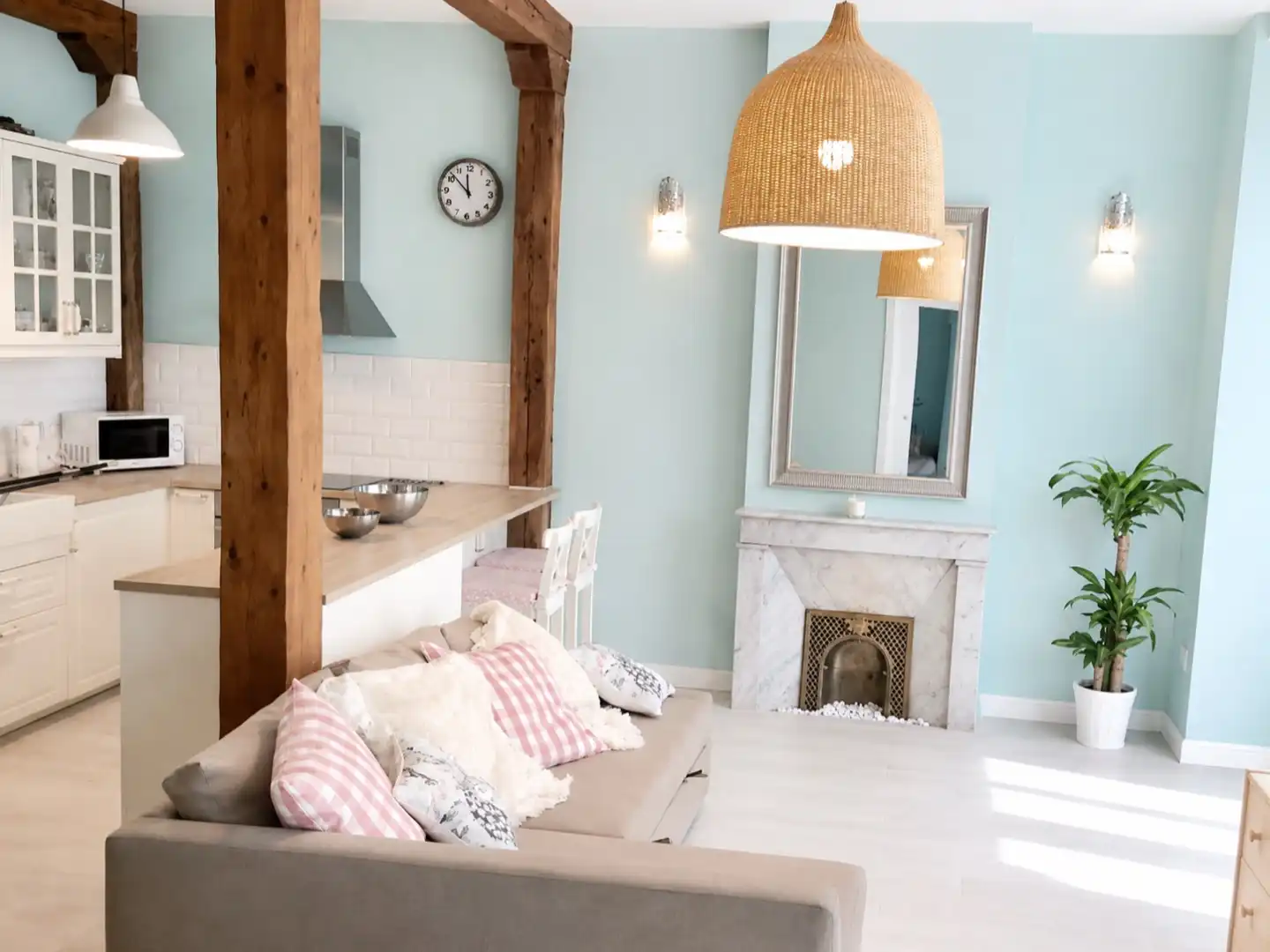 Wohnzimmer von Wohnung zur Miete in Bilbao  mit Balkon