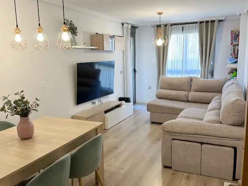 Flat for sale in Calle Sancho Panza, 4, El Castillo - San Roque - El Carmen Living room of Flat for sale in Molina de Segura with Air Conditioner, Heating and Parquet flooring