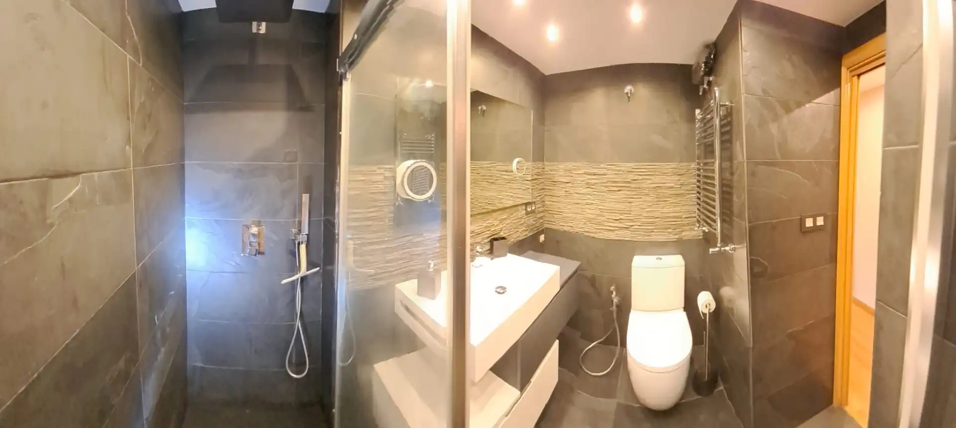 Baño de Piso de alquiler en Zaragoza con Calefacción, Jardín privado y Amueblado
