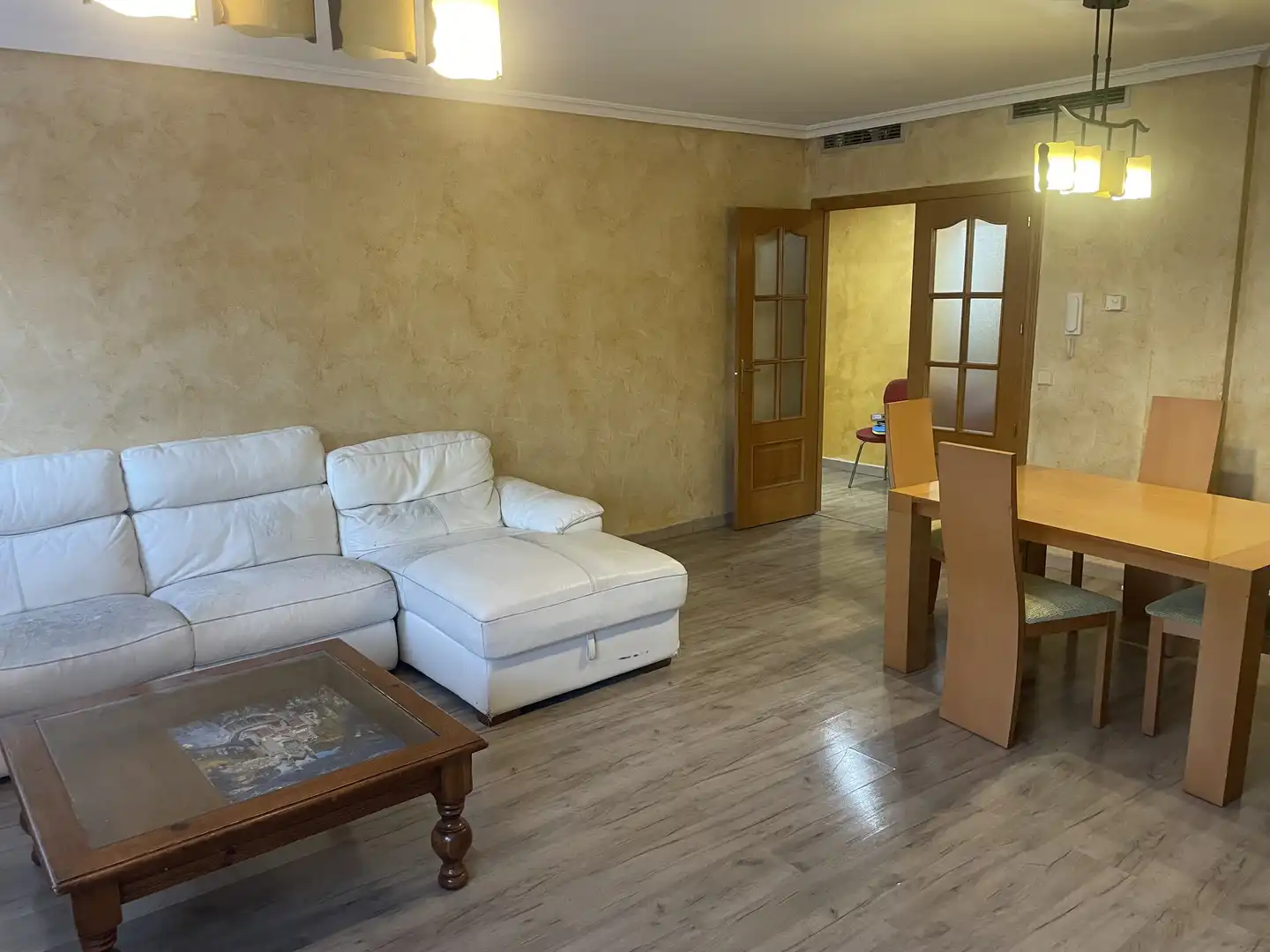 Sala de estar de Piso de alquiler en Alcázar de San Juan con Calefacción, Jardín privado y Parquet
