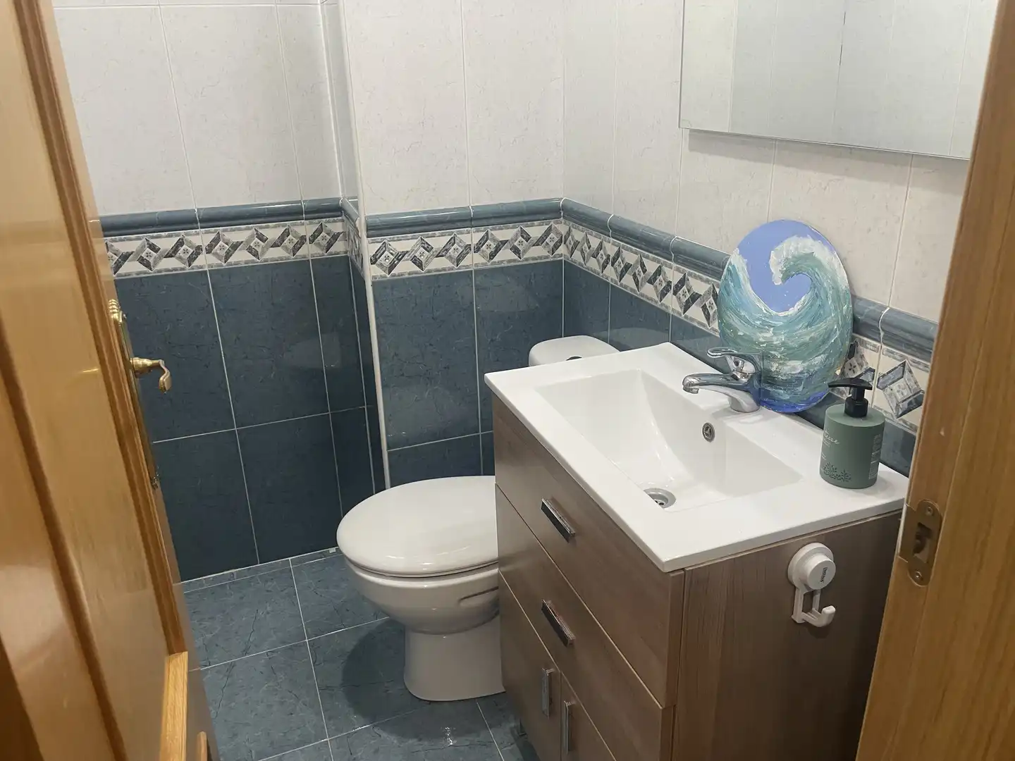 Baño de Piso de alquiler en Alcázar de San Juan con Calefacción, Jardín privado y Parquet