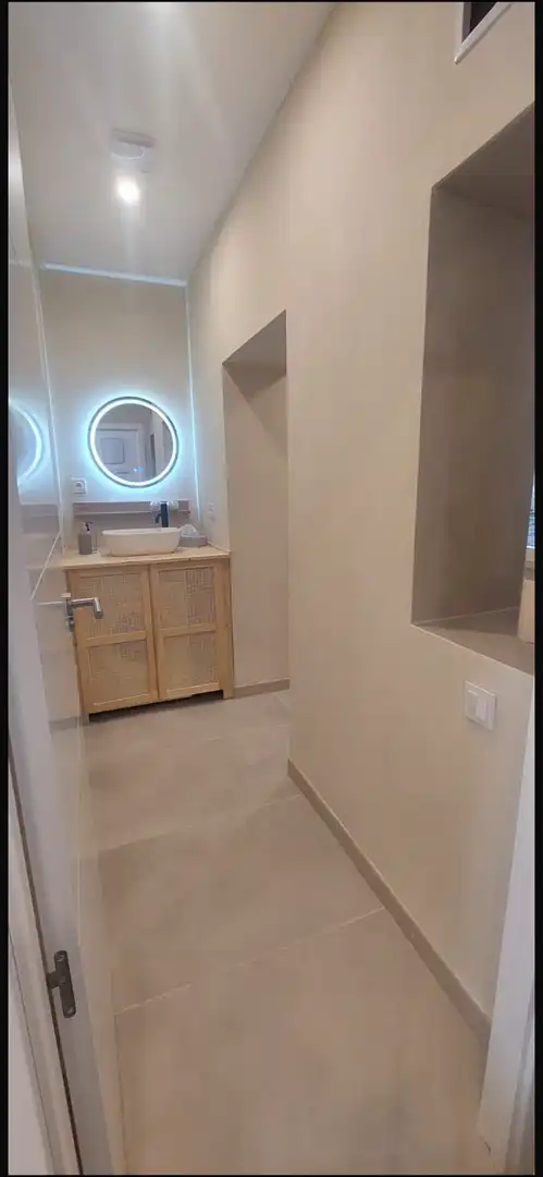 Baño de Piso de alquiler en Mieres (Asturias) con Calefacción, Amueblado y Balcón