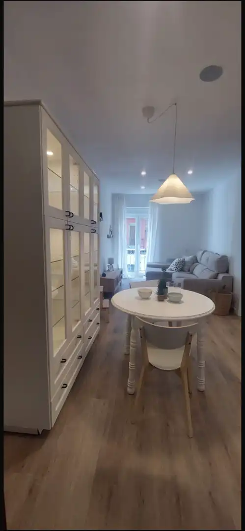 Sala de estar de Piso de alquiler en Mieres (Asturias) con Calefacción, Amueblado y Balcón