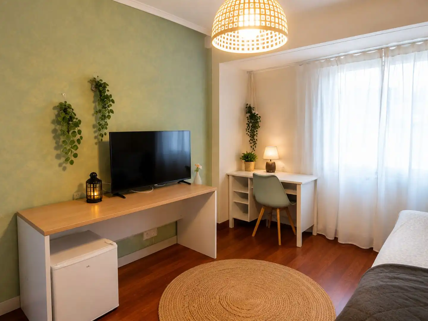 Room in Arturo Campion Kalea, 4, Asilo - Rebonza - Urbinaga Living room of Flat for share in Sestao with Parquet flooring and Furnished