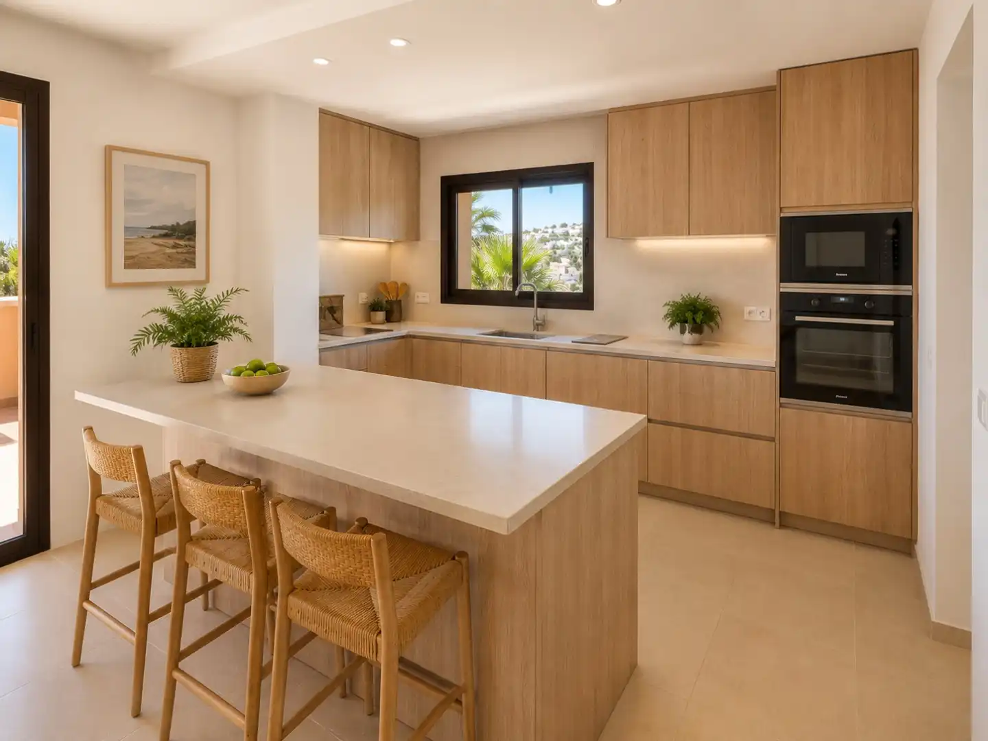 Wohnung zum Verkauf in Calle Valle de Trasmundo, 24, La Cala Golf - Lagar Martell Küche von Wohnung zum Verkauf in Mijas mit Klimaanlage, Terrasse und Schwimmbad