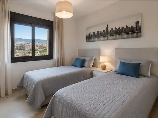 Wohnung zum Verkauf in Calle Valle de Trasmundo, 24, La Cala Golf - Lagar Martell Schlafzimmer von Wohnung zum Verkauf in Mijas mit Klimaanlage, Terrasse und Schwimmbad