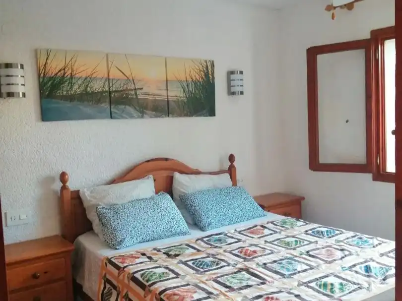Apartments for rent in Carrer de la Xalana, 20, Les Bassetes - El Marjal Bedroom of Apartments for rent in Dénia with Air Conditioner, Heating and Terrace