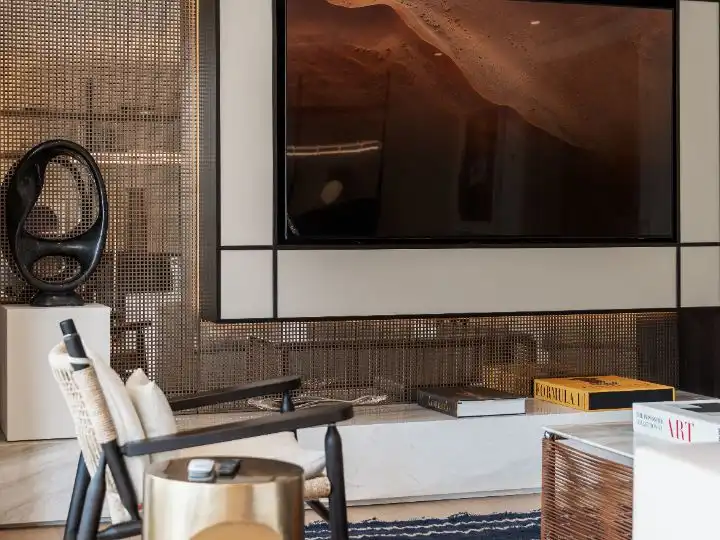Living room of Flat for sale in Marbella  with Air Conditioner, Heating and Parquet flooring