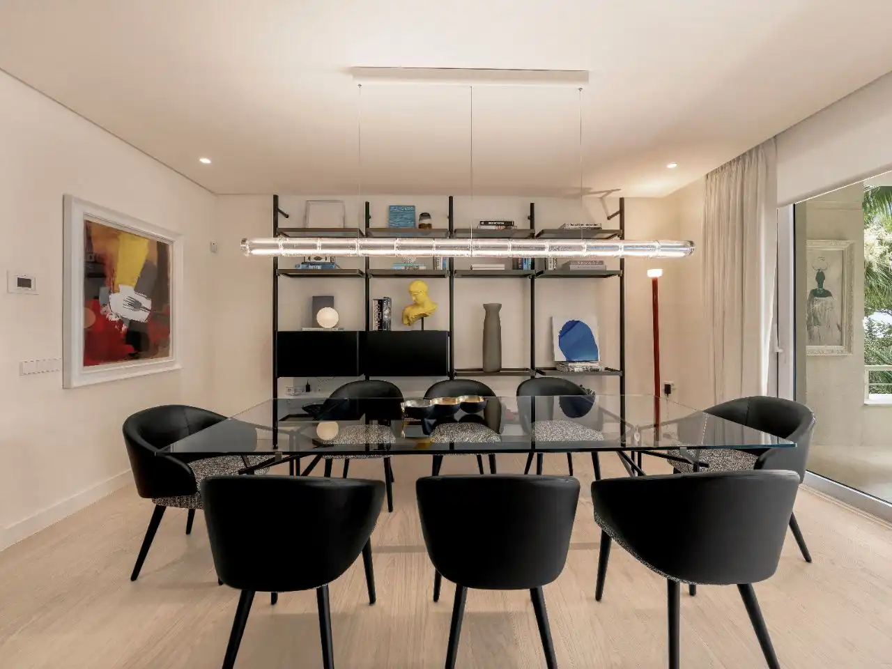 Dining room of Flat for sale in Marbella  with Air Conditioner, Heating and Parquet flooring