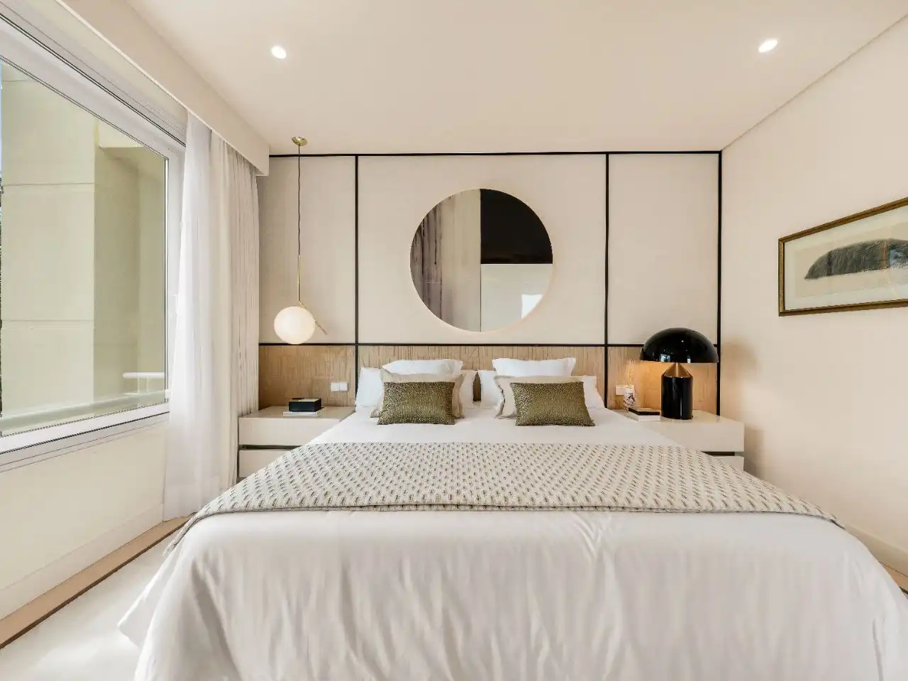 Bedroom of Flat for sale in Marbella  with Air Conditioner, Heating and Parquet flooring