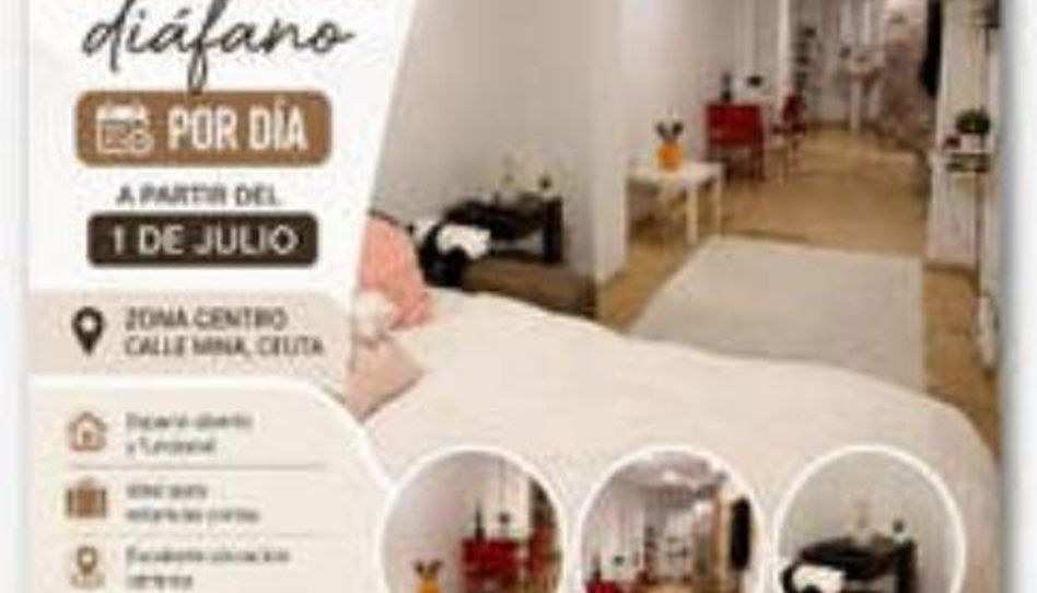Estudio de alquiler en Centro, Ceuta Capital - imagen 1 Foto 1 de Estudio de alquiler en Centro, Ceuta Capital