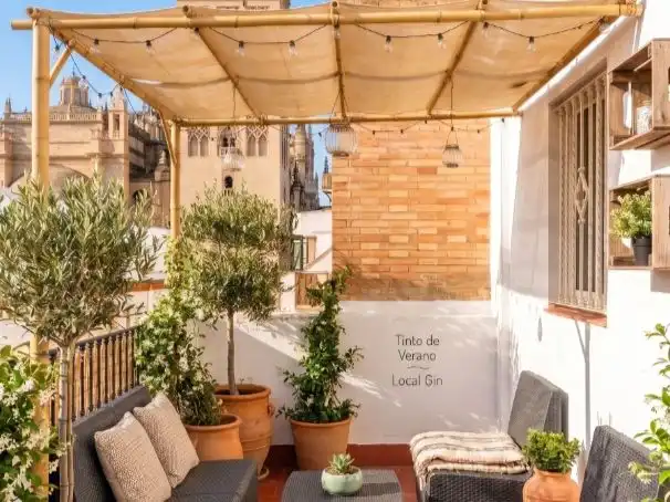 Apartamento de alquiler en Calle Trajano, 22, Encarnación - Regina Terraza de Apartamento de alquiler en Sevilla con Aire acondicionado, Terraza y Trastero