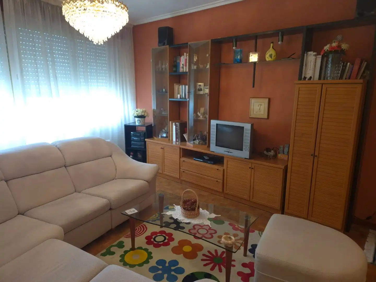 Living room of Flat for sale in Belorado  with Private garden, Parquet flooring and Terrace