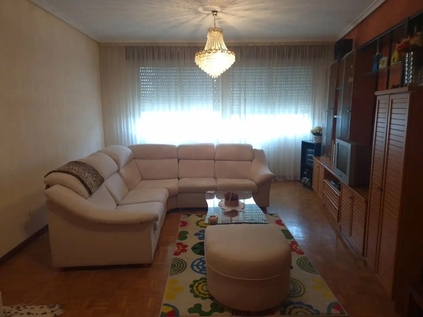 Living room of Flat for sale in Belorado  with Private garden, Parquet flooring and Terrace