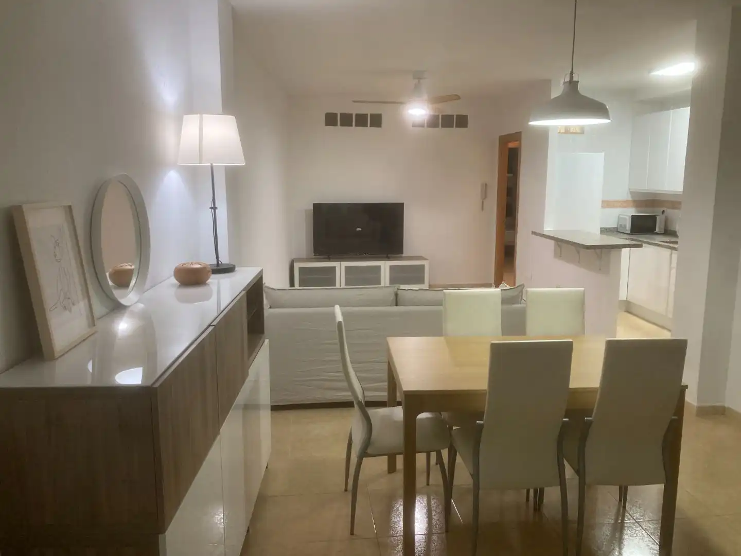 Flat for rent in Calle San Mateo, 25, Viator Dining room of Flat for rent in Viator with Terrace and Furnished