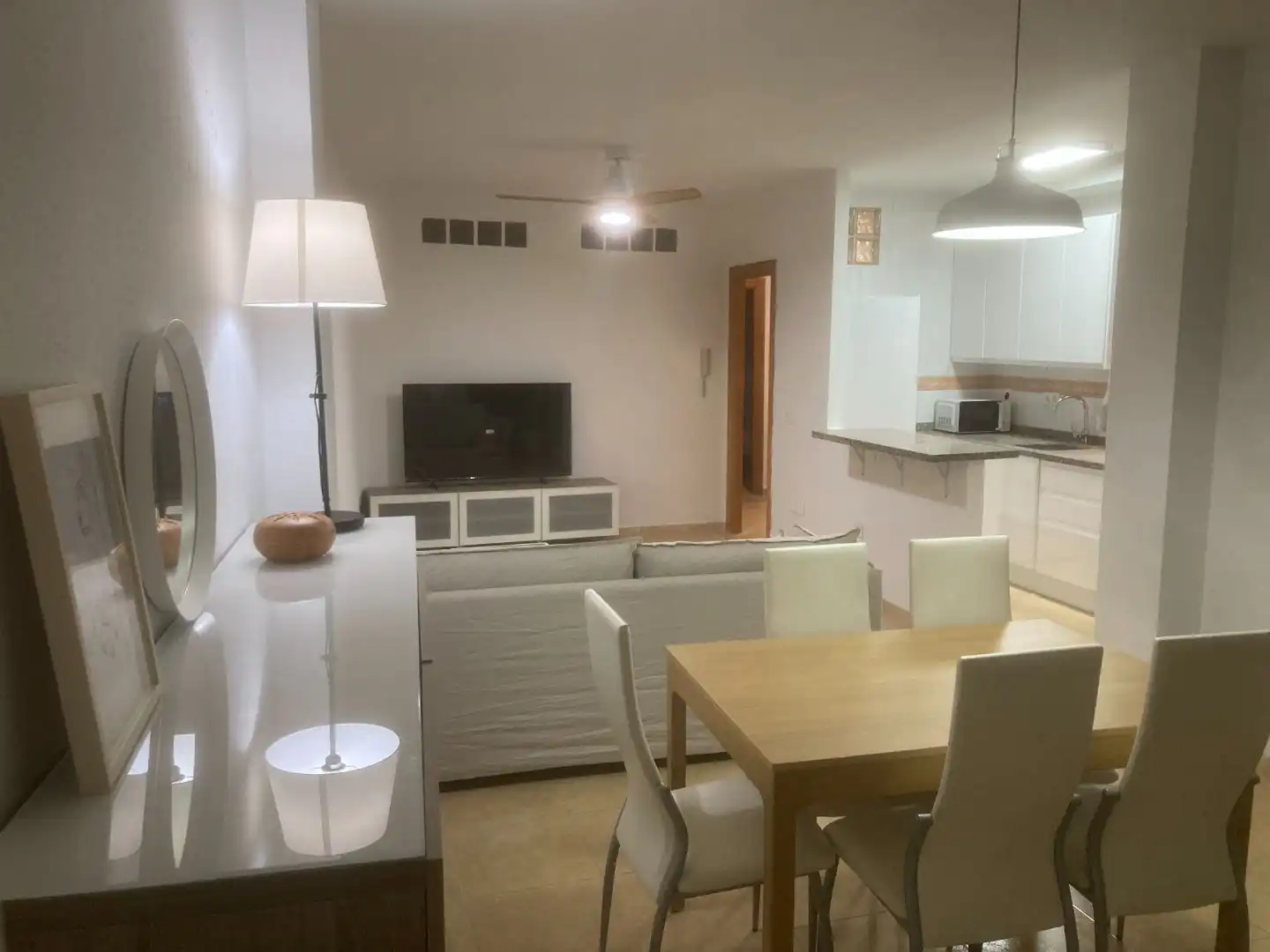 Flat for rent in Calle San Mateo, 25, Viator Living room of Flat for rent in Viator with Terrace and Furnished