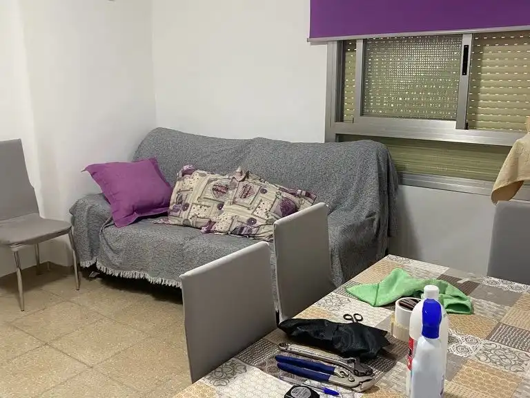 Room in Carrer de Joaquin Navarro, 16, L'Eixereta Living room of Flat for share in Burjassot with Furnished and Balcony