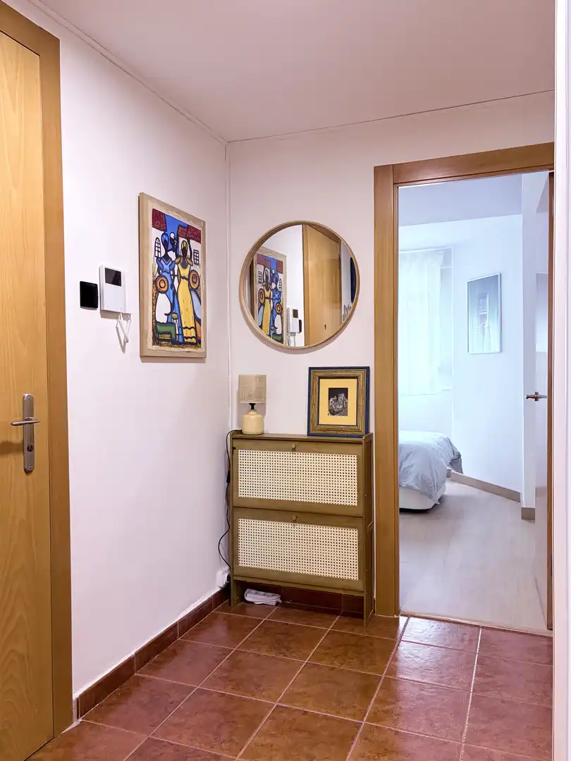 Flat for rent in Avenida Manuel Llaneza, 66, Barrio del Centro Bedroom of Flat for rent in Gijón with Heating, Parquet flooring and Terrace