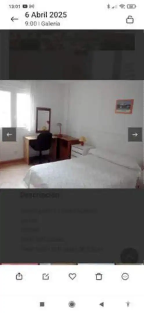 Piso de alquiler en Los Castros Habitación de Piso de alquiler en Santander con Amueblado