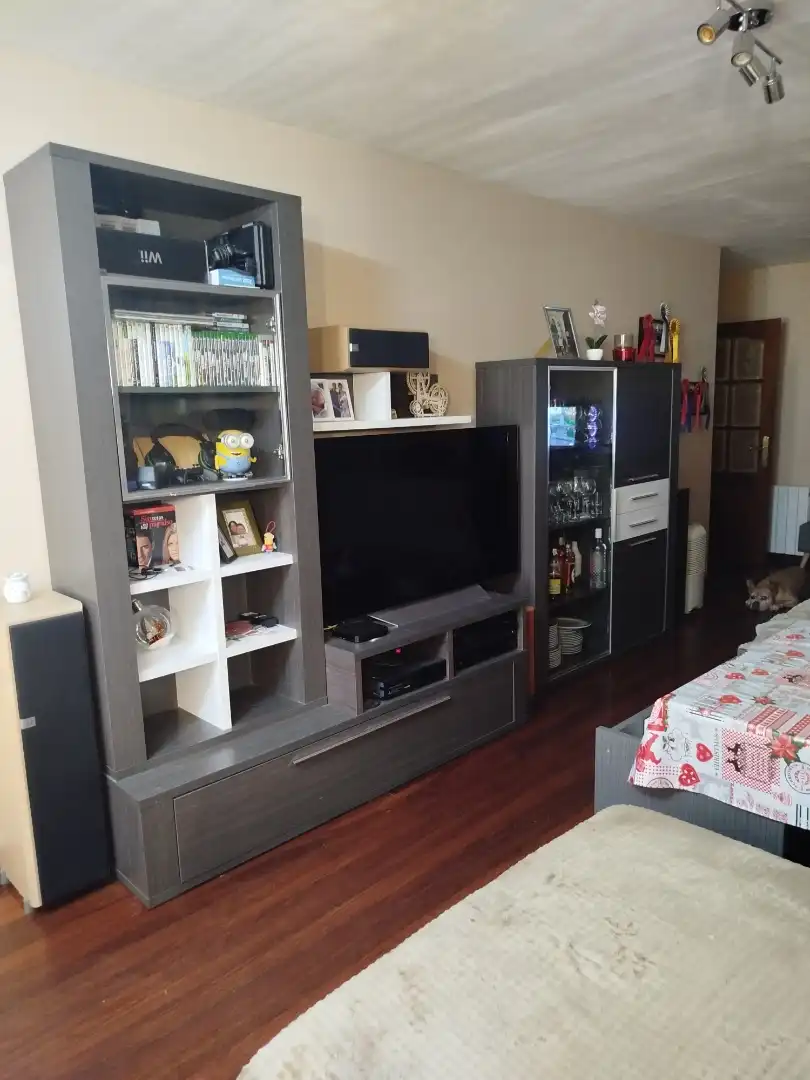 Piso en venta en Barrio el Callejo, 9, Liencres Sala de estar de Piso en venta en Piélagos con Calefacción, Jardín privado y Parquet