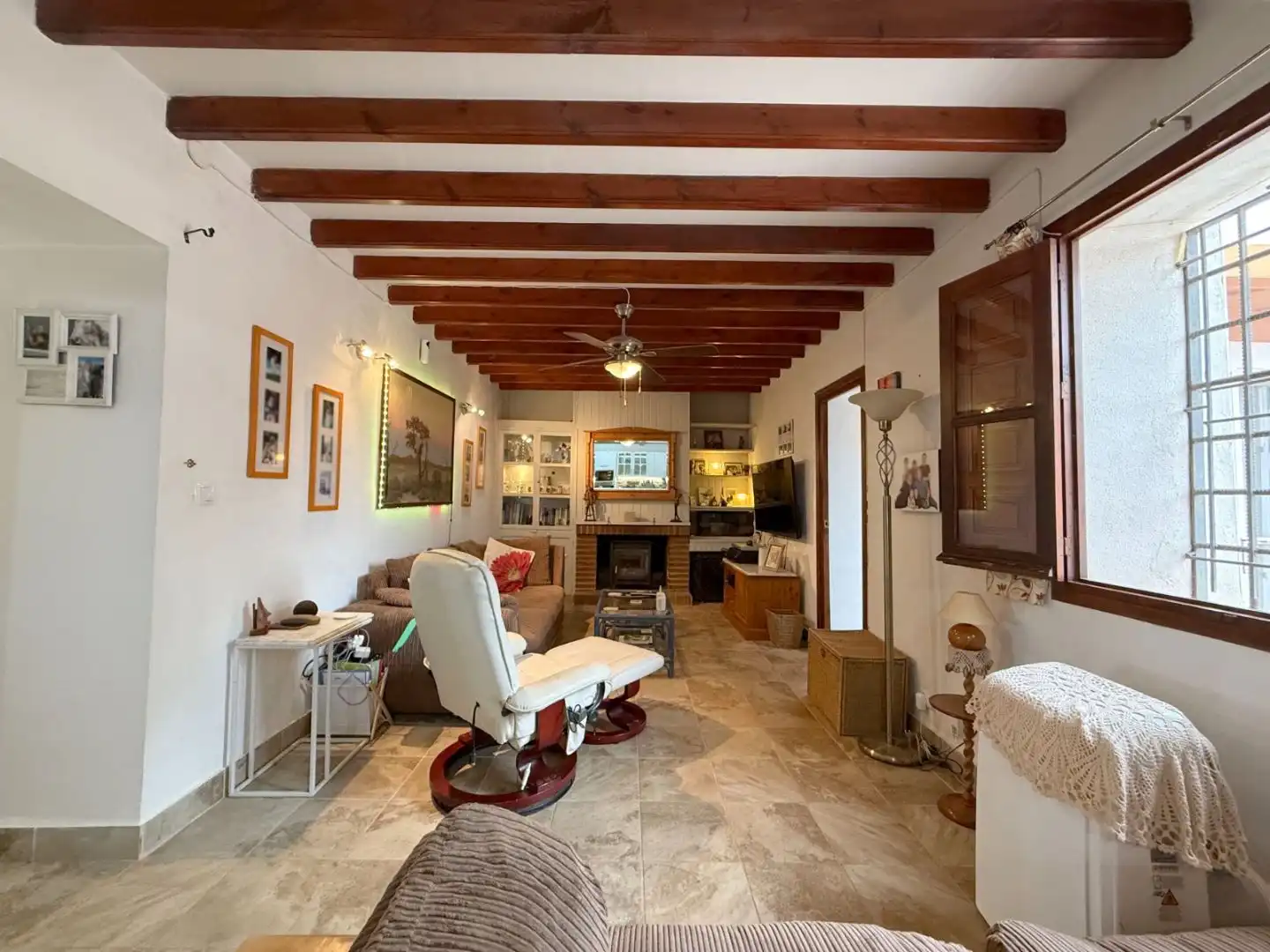 Sala d'estar de Finca rústica en venda en Murcia amb Calefacció, Jardí privat i Terrassa