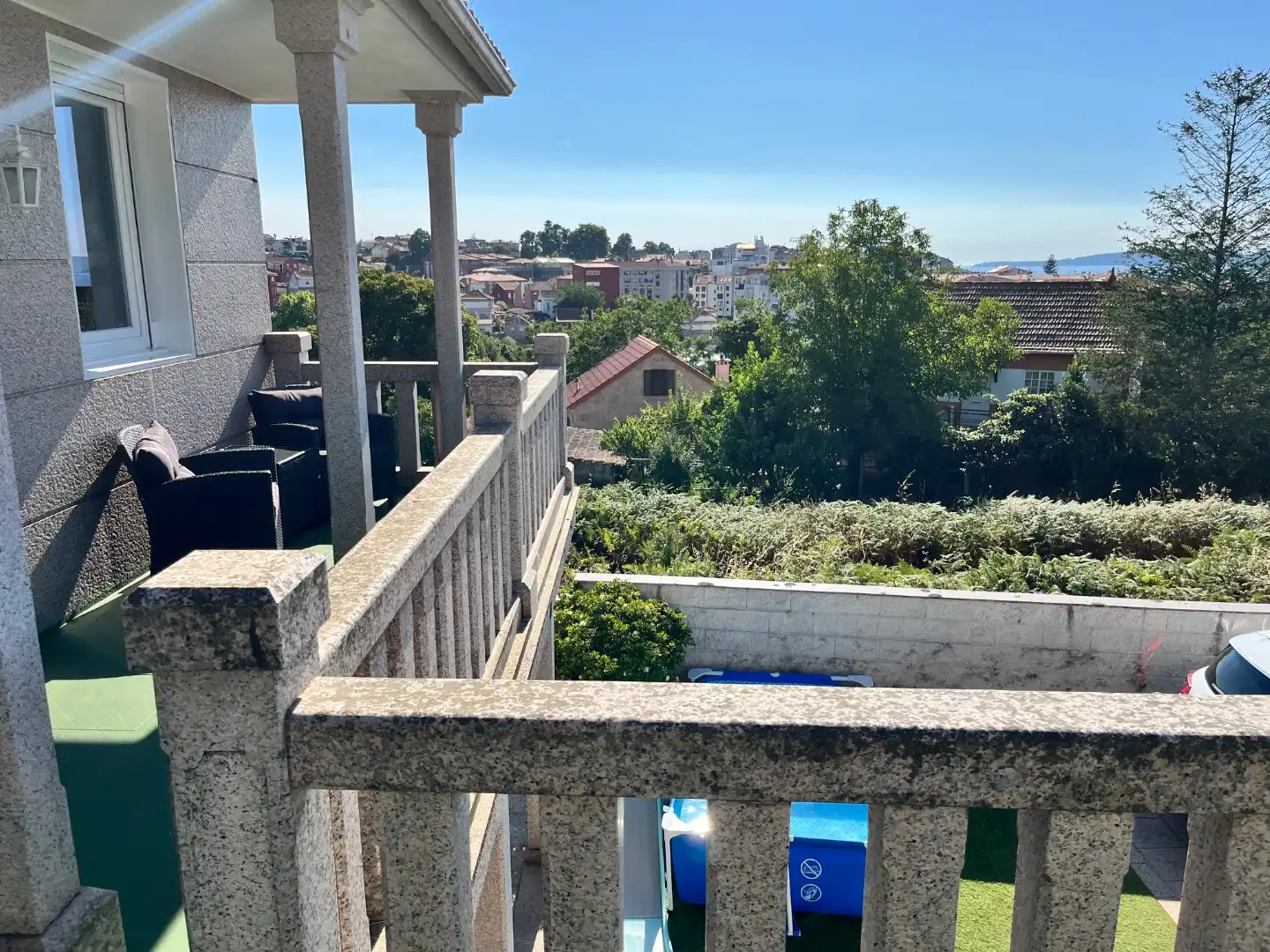 Houses for sale in Coia Balcony of Houses for sale in Vigo with Heating, Private garden and Parquet flooring