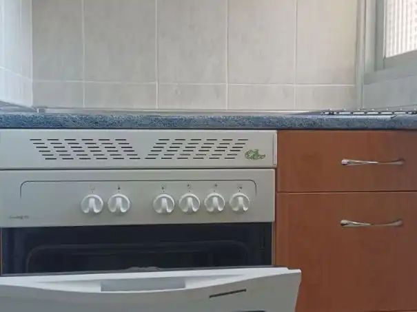 Kitchen of Flat for share in Madrid  with Heating, Parquet flooring and Terrace