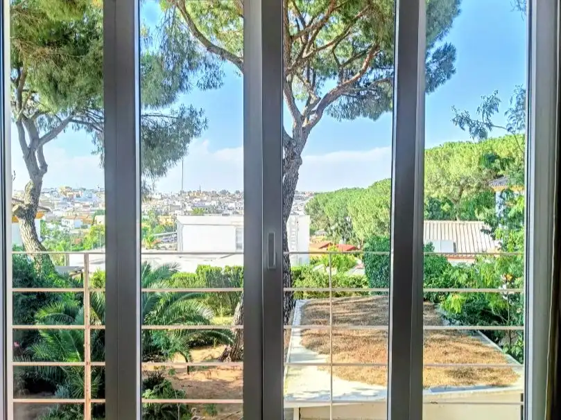 Flat for sale in Calle Pino Tea, 383, Oromana Exterior view of Flat for sale in Alcalá de Guadaira with Air Conditioner, Heating and Private garden