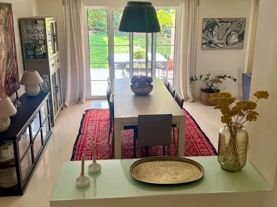 Houses for rent in Paseo de Emilia Alarcos, 1, Las Marías Dining room of Houses for rent in Torrelodones with Heating, Private garden and Parquet flooring