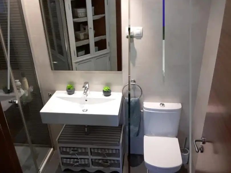 Baño de Piso de alquiler en Viladecans con Aire acondicionado y Terraza