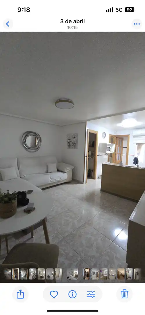 Cuina de Pis de lloguer en Murcia amb Aire condicionat, Calefacció i Terrassa